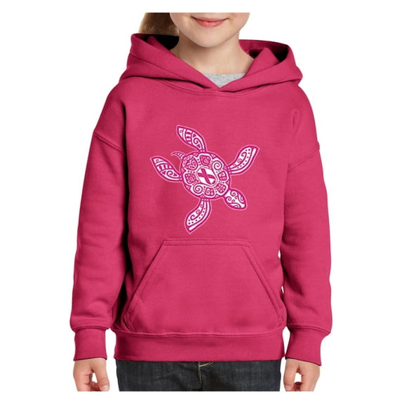IWPF - Big Girls Hoodies and Sweatshirts - Sea Turtle Hawaii