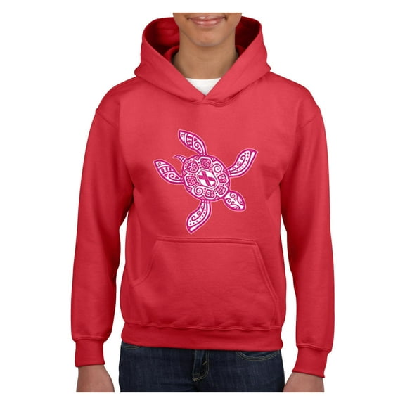 IWPF - Big Girls Hoodies and Sweatshirts - Sea Turtle Hawaii