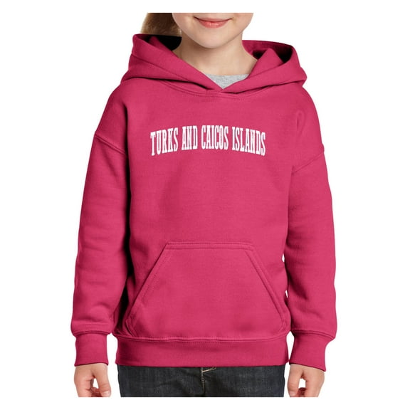 IWPF - Big Girls Hoodies and Sweatshirts - Turks and Caicos Islands