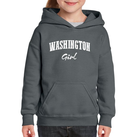IWPF - Big Girls Hoodies and Sweatshirts - Washington Girl