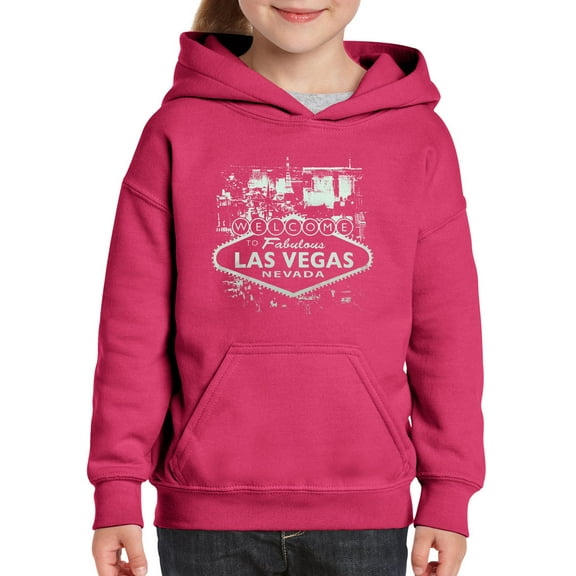 IWPF - Big Girls Hoodies and Sweatshirts - Welcome to Las Vegas Nevada