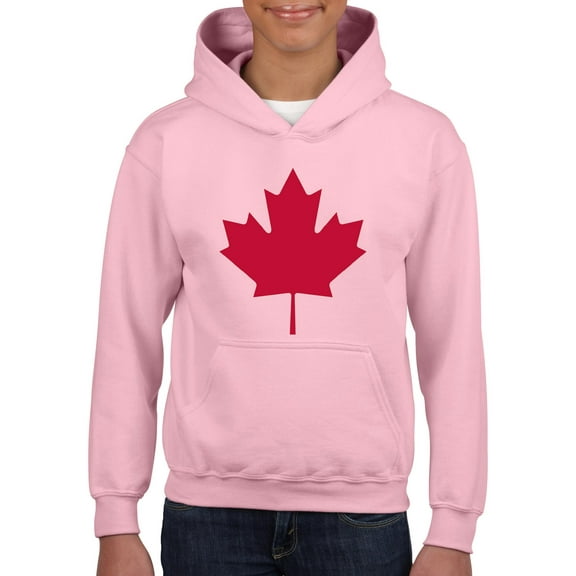 IWPF - Big Girls Hoodies and Sweatshirts - Canada Leaf