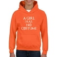 thumbnail image 1 of IWPF - Big Girls Hoodies and Sweatshirts - Halloween Costume This Girl Has No Costume, 1 of 5