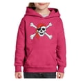 thumbnail image 1 of IWPF - Big Girls Hoodies and Sweatshirts, up to Big Girls Size 24 - Jolly Roger Skull & Crossbones, 1 of 5