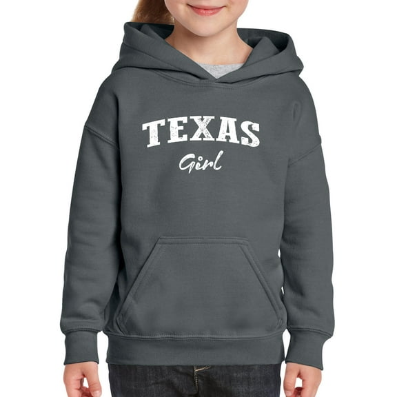 IWPF - Big Girls Hoodies and Sweatshirts, up to Big Girls Size 24 - Texas Girl