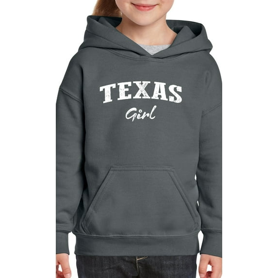 IWPF - Big Girls Hoodies and Sweatshirts, up to Big Girls Size 24 - Texas Girl