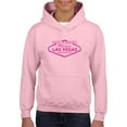 thumbnail image 1 of IWPF - Big Girls Hoodies and Sweatshirts, up to Big Girls Size 24 - Welcome to Las Vegas Nevada, 1 of 5