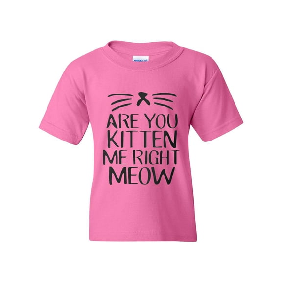 IWPF - Big Girls T-Shirts and Tank Tops - Are You Kitten Me Right Meow