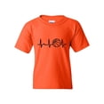thumbnail image 1 of IWPF - Big Girls T-Shirts and Tank Tops - Basketball Heartbeat, 1 of 5