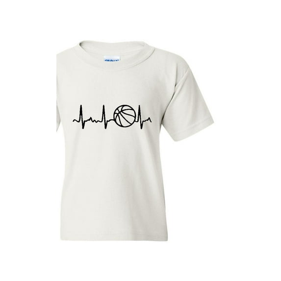 IWPF - Big Girls T-Shirts and Tank Tops - Basketball Heartbeat