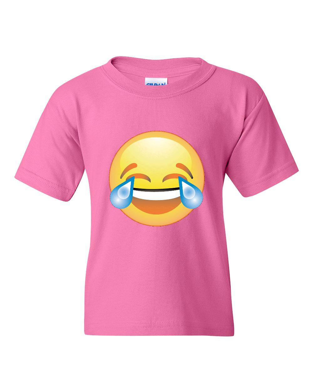 IWPF Big Girls T Shirts and Tank Tops Emoji Laughing Tears Walmart