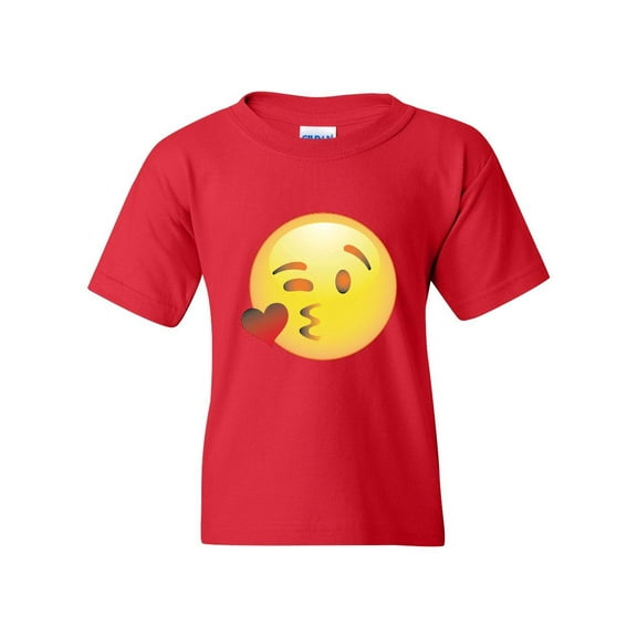 IWPF - Big Girls T-Shirts and Tank Tops - Emoji Winky Face