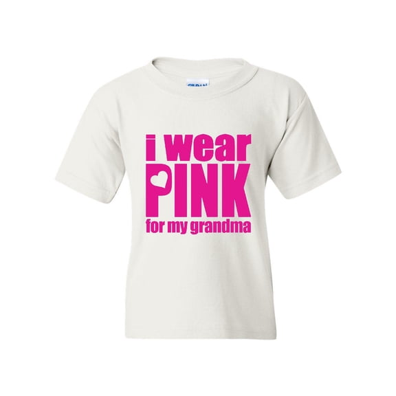 IWPF - Big Girls T-Shirts and Tank Tops - I Wear Pink For Grandma