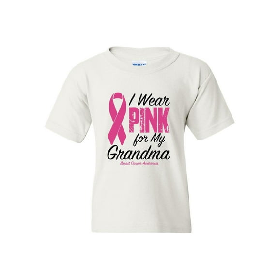 IWPF - Big Girls T-Shirts and Tank Tops - I Wear Pink For My Grandma