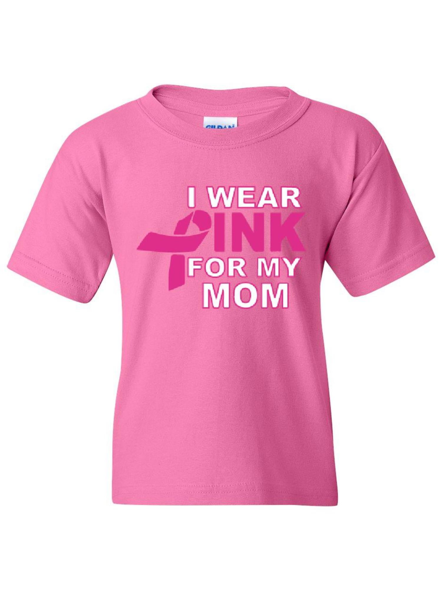 IWPF - Big Girls T-Shirts and Tank Tops - I Wear Pink For My Mom ...