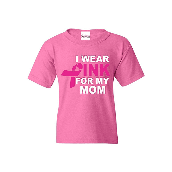 IWPF - Big Girls T-Shirts and Tank Tops - I Wear Pink For My Mom