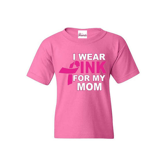 IWPF - Big Girls T-Shirts and Tank Tops - I Wear Pink For My Mom