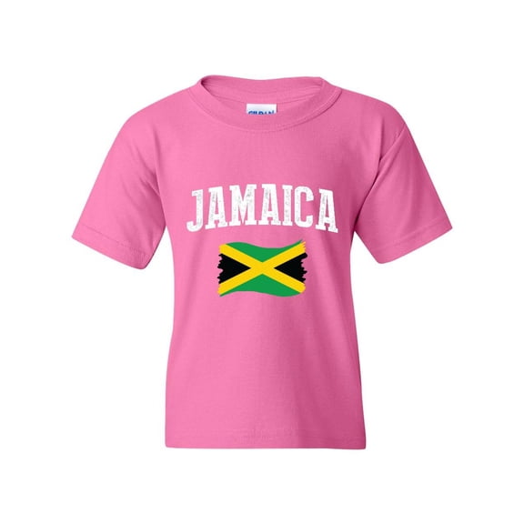 IWPF - Big Girls T-Shirts and Tank Tops - Jamaica Flag