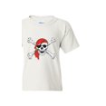 thumbnail image 1 of IWPF - Big Girls T-Shirts and Tank Tops - Jolly Roger Skull & Crossbones, 1 of 5