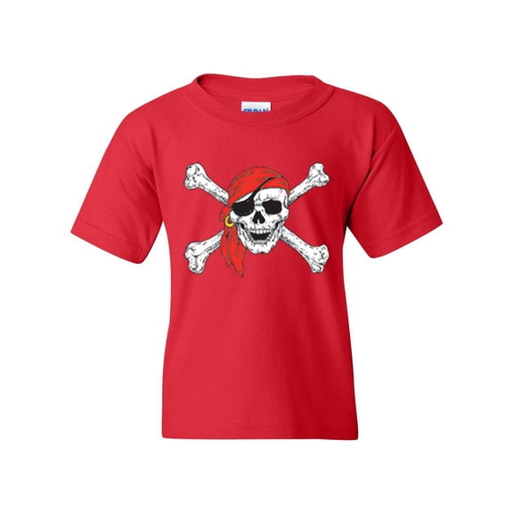 IWPF - Big Girls T-Shirts and Tank Tops - Jolly Roger Skull & Crossbones