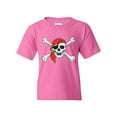 thumbnail image 1 of IWPF - Big Girls T-Shirts and Tank Tops - Jolly Roger Skull & Crossbones, 1 of 5