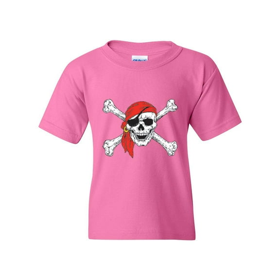 IWPF - Big Girls T-Shirts and Tank Tops - Jolly Roger Skull & Crossbones