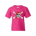 thumbnail image 1 of IWPF - Big Girls T-Shirts and Tank Tops - Jolly Roger Skull & Crossbones, 1 of 5