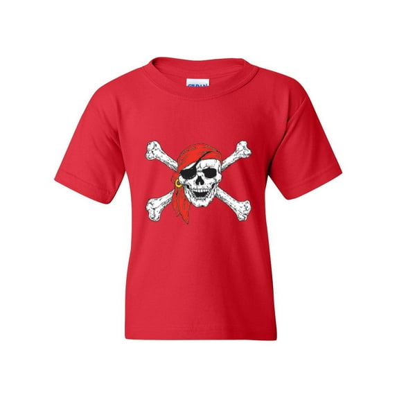 IWPF - Big Girls T-Shirts and Tank Tops - Jolly Roger Skull & Crossbones