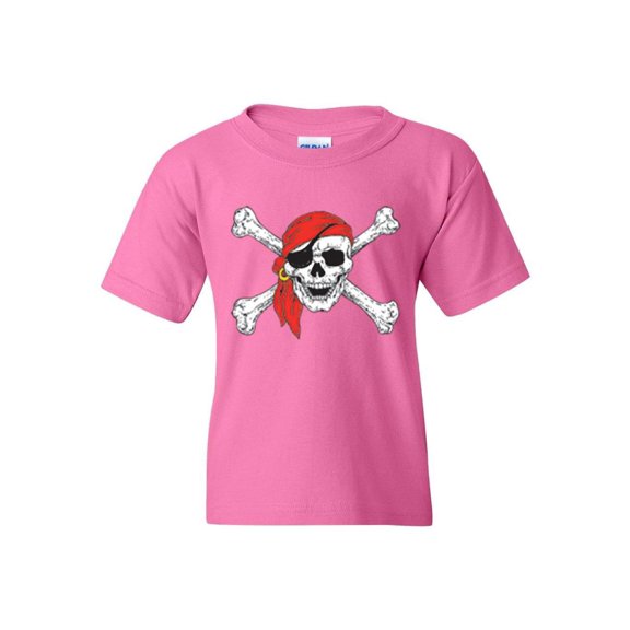 IWPF - Big Girls T-Shirts and Tank Tops - Jolly Roger Skull & Crossbones