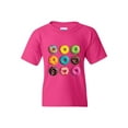 thumbnail image 1 of IWPF - Big Girls T-Shirts and Tank Tops - Love Food Donuts Doughnuts, 1 of 5