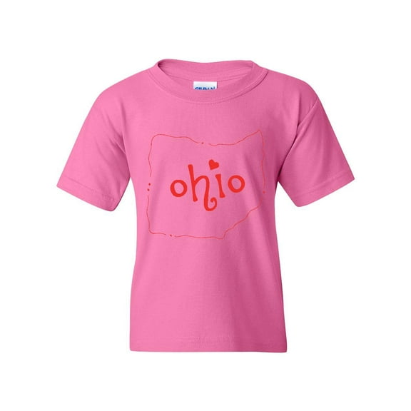 IWPF - Big Girls T-Shirts and Tank Tops - Ohio Map