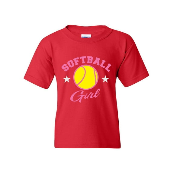 IWPF - Big Girls T-Shirts and Tank Tops - Softball Girl