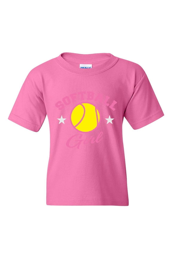 - Big Girls T-Shirts and Tank Tops - Softball Girl