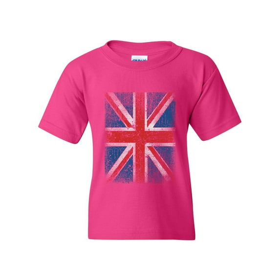 IWPF - Big Girls T-Shirts and Tank Tops - Union Jack British Flag