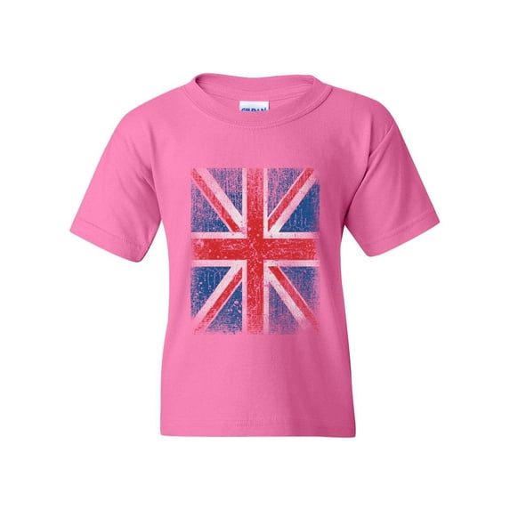 IWPF - Big Girls T-Shirts and Tank Tops - Union Jack British Flag