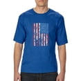 thumbnail image 1 of IWPF - Big Men's T-Shirt - American Flag 4th of July, 1 of 5