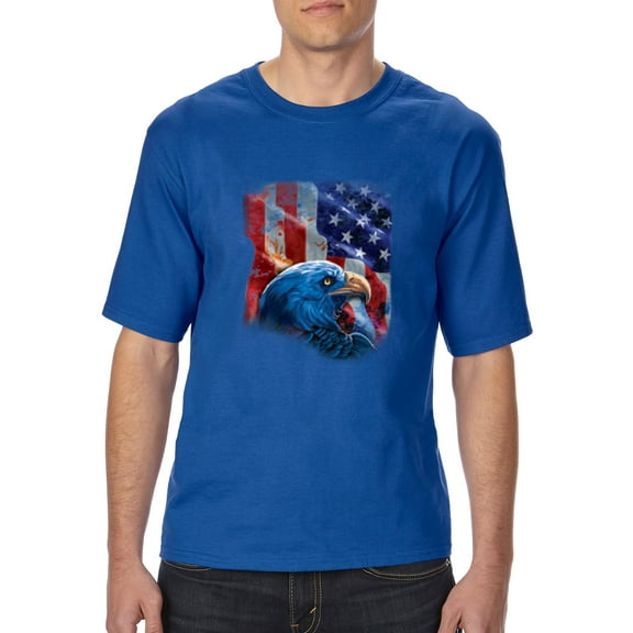 IWPF - Big Men's T-Shirt - American Flag 4th of July