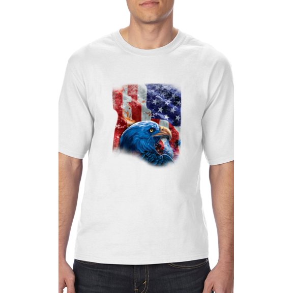 IWPF - Big Men's T-Shirt - American Flag 4th of July