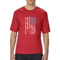 thumbnail image 1 of IWPF - Big Men's T-Shirt - American Flag 4th of July, 1 of 5