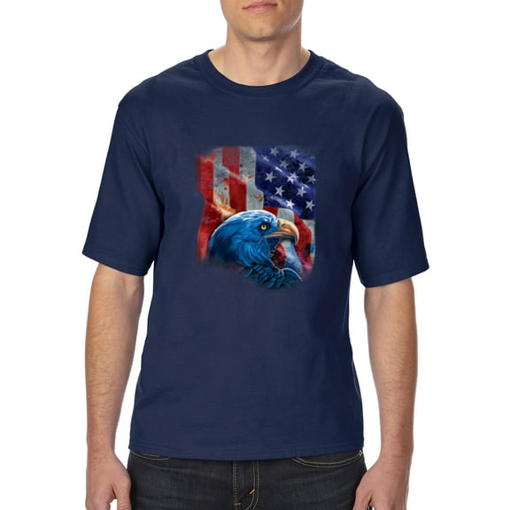 IWPF - Big Men's T-Shirt - American Flag 4th of July