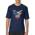 thumbnail image 1 of IWPF - Big Men's T-Shirt - American Flag Eagle USA, 1 of 5