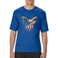 thumbnail image 1 of IWPF - Big Men's T-Shirt - American Flag Eagle USA, 1 of 5