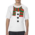thumbnail image 1 of IWPF - Big Men's T-Shirt - Christmas Snowman Scarf, 1 of 5