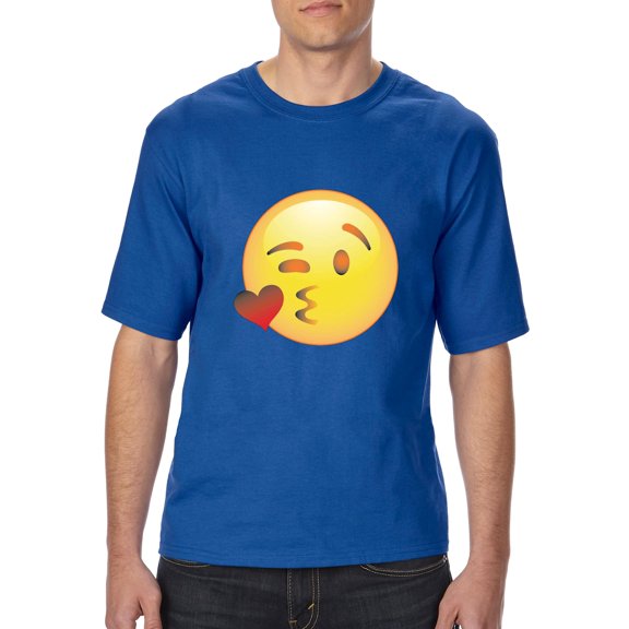 IWPF - Big Men's T-Shirt - Emoji Winky Face