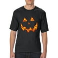 thumbnail image 1 of IWPF - Big Men's T-Shirt - Halloween Costume Pumpkin Face, 1 of 5