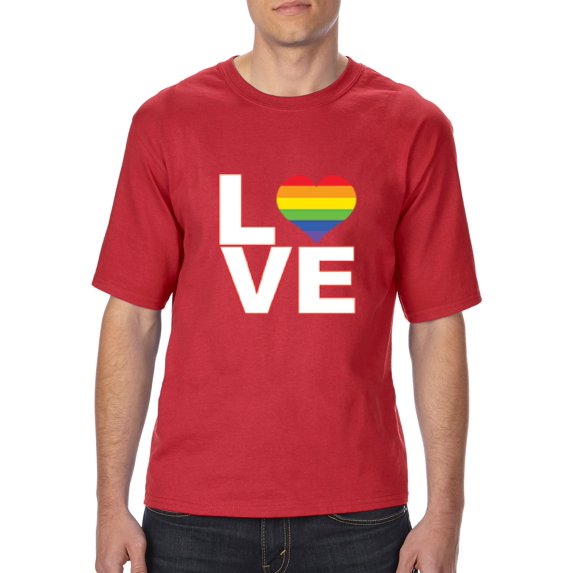 IWPF - Big Men's T-Shirt - Love Rainbow