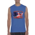 thumbnail image 1 of Artix - Men's Graphic T-Shirt Sleeveless - American Proud To Be US Flag, 1 of 5