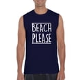 thumbnail image 1 of IWPF - Men's Graphic T-Shirt Sleeveless - Beach Please, 1 of 5