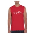 thumbnail image 1 of IWPF - Men's Graphic T-Shirt Sleeveless - Bicycle Heartbeat, 1 of 5