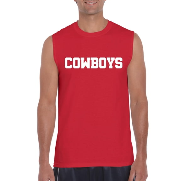 IWPF - Men's Graphic T-Shirt Sleeveless - Cowboys